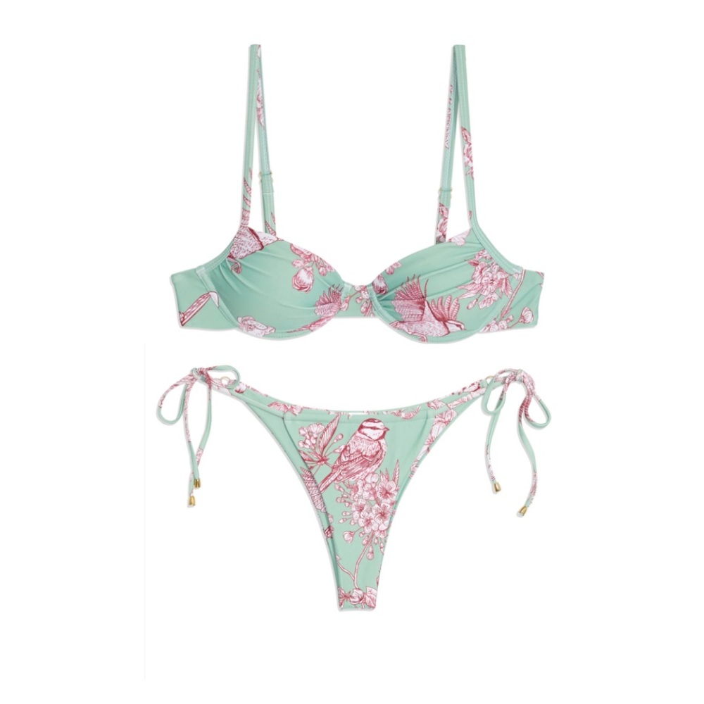 Bundeled top and bottom SISTER bikini swimsuit